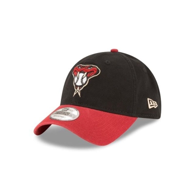 Black Arizona Diamondbacks Hat - New Era MLB Core Classic Alt 2 9TWENTY Adjustable Caps USA7532968